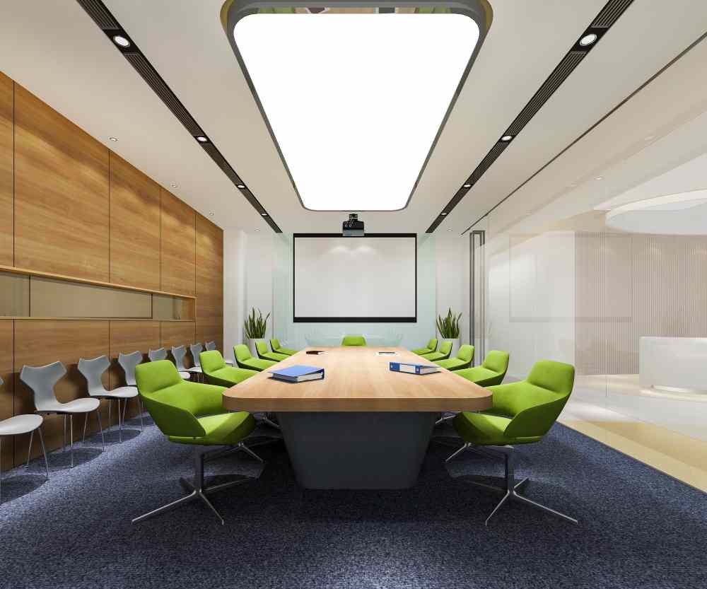 A conference room